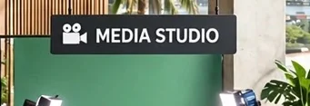 ป้าย Media Studio
